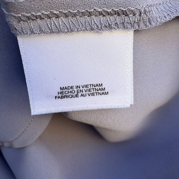 Anne Klein Womens Lavender Scoop Pleated Neck Sleeveless Lightweight Blouse L - Picture 6 of 8